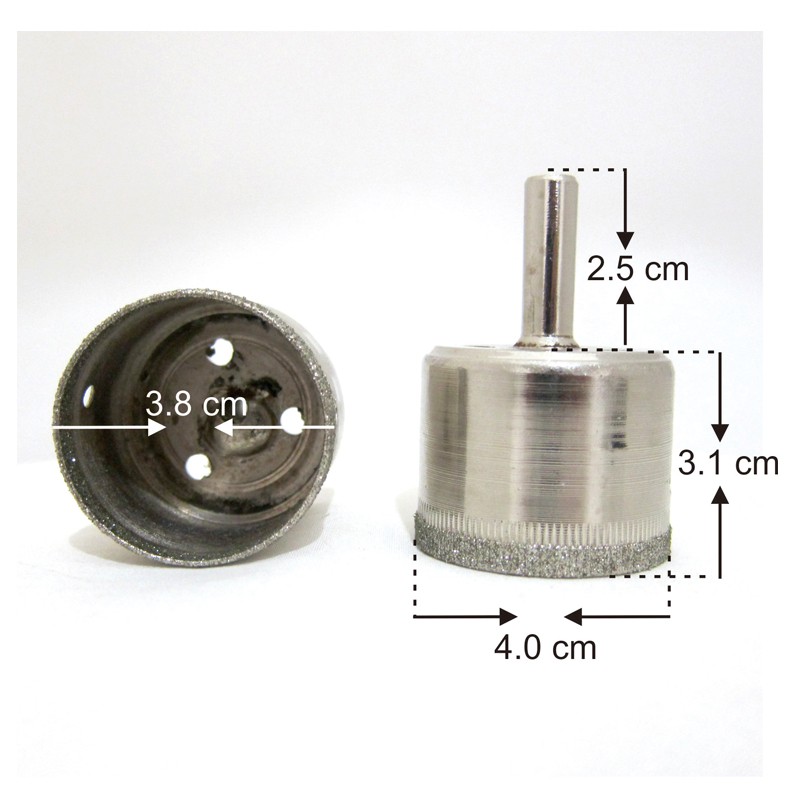 Round Drilling - Mata Bor Kaca Keramik Granit Batu dan Marmer