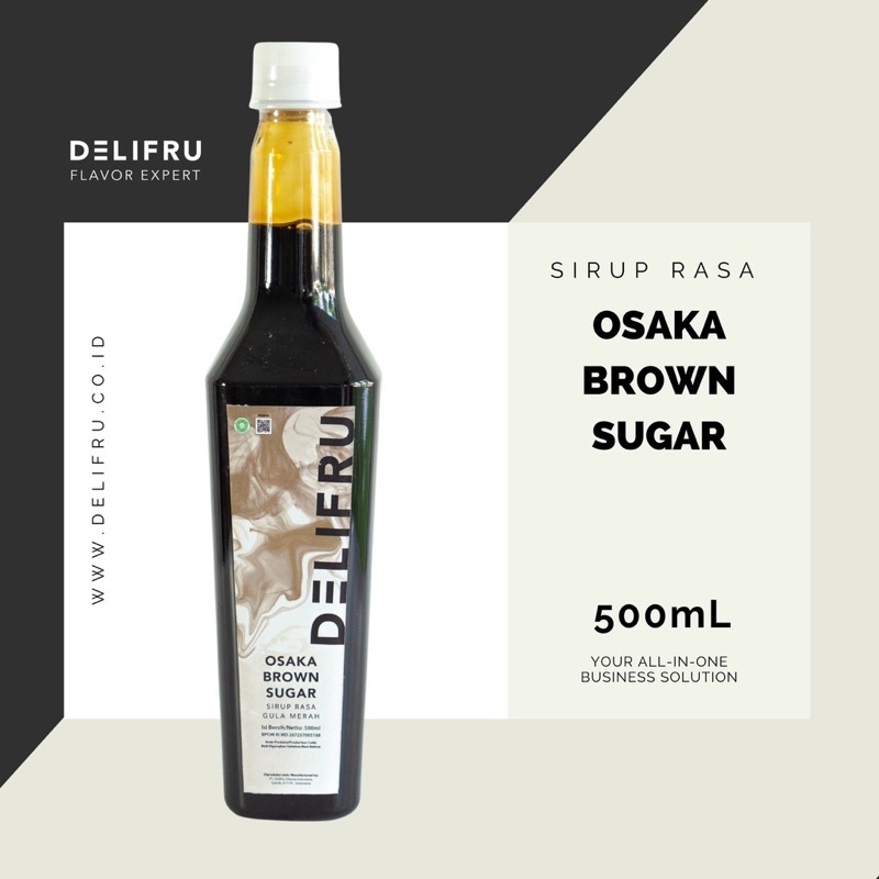 

Osaka Brown Sugar Delifru Gourmet Syrup 500ml Solusi Cafe Indonesia