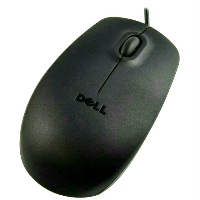 Mouse Optik Original Dell Kabel USB Laptop Komputer PC Windows Intel AMD