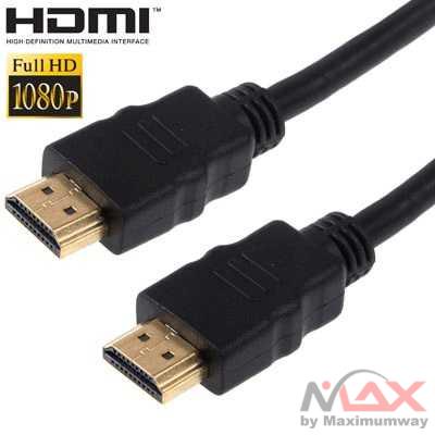 FSU kabel HDMI to HDMI 2 Meter Gold Plated Cable OD7.3mm 4K 2M aksesoris TV Box elektronik