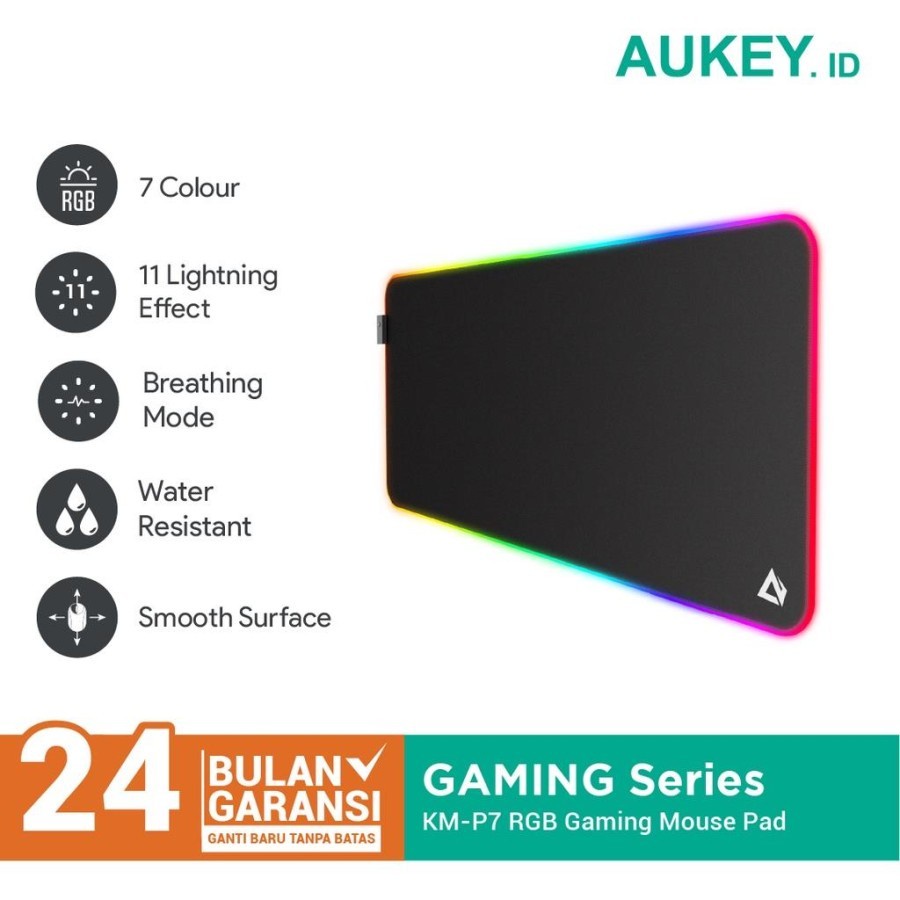 Aukey Mouse Pad Aukey KM-P7 RGB Gaming