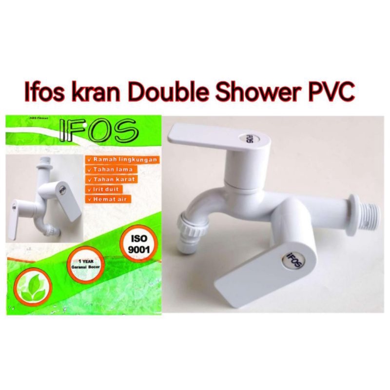 Ifos Kran Double Shower PVC