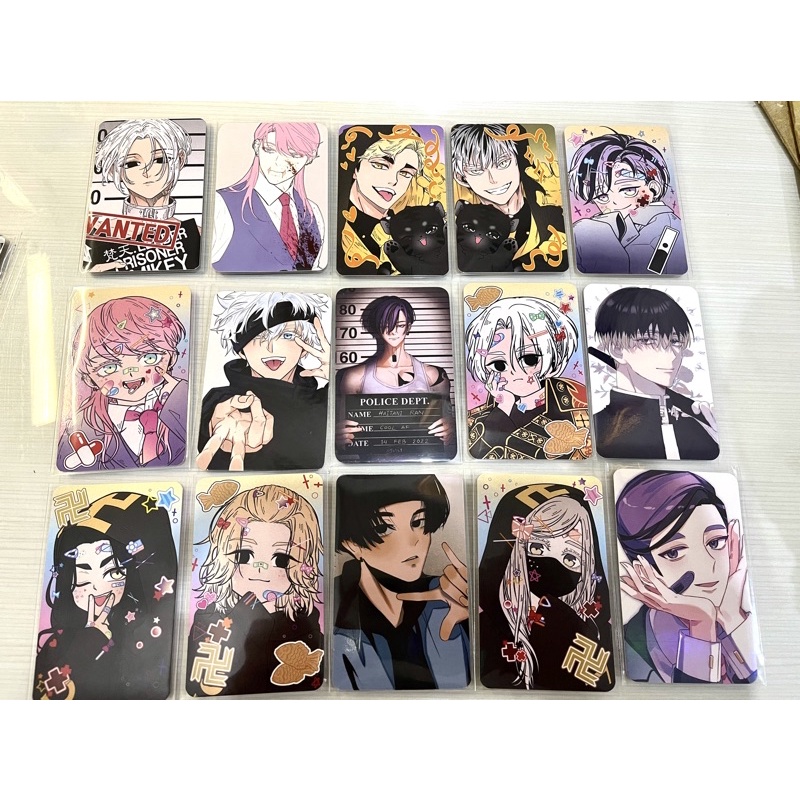 Unofficial Perkertasan Postcard Posca Neppuri Pbox PC Photocard Tokyo Revengers JJK Haikyuu