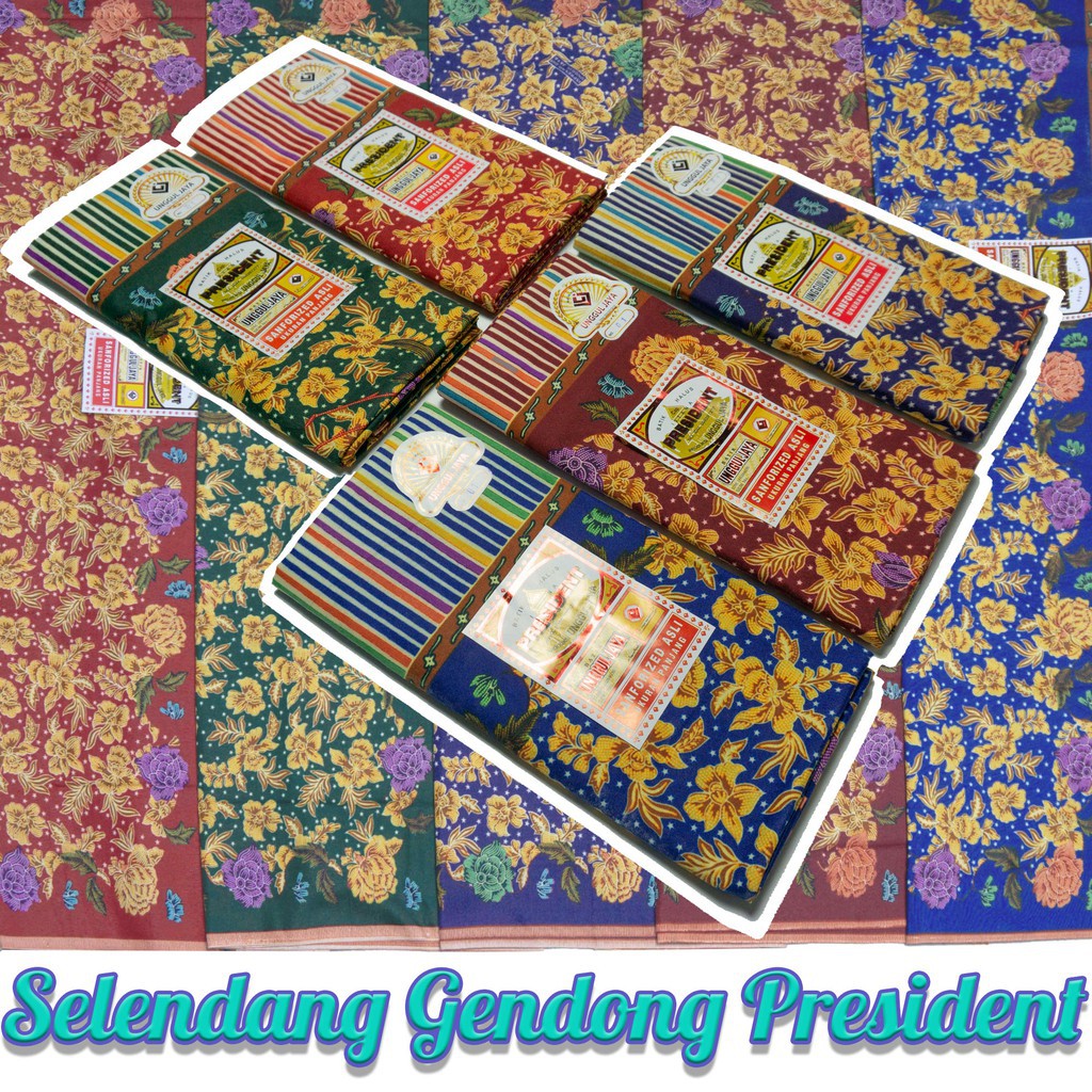 Jarik Gendong Selendang Batik Halus Tradisional Merk Presiden