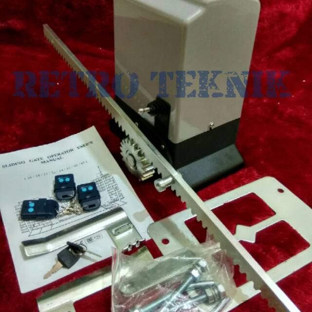 Jual Mesin pagar otomatis/sliding gate/autogate kapasitas 1200kg