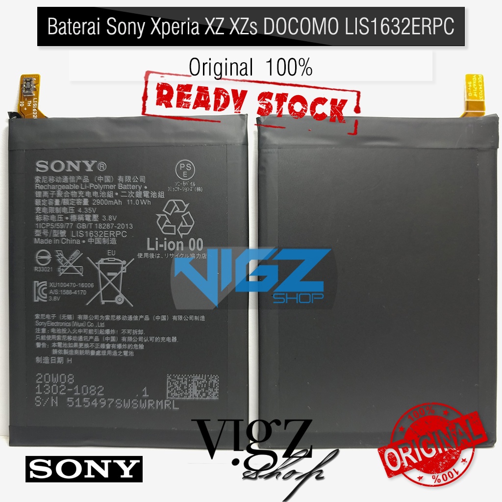 Baterai Sony Xperia XZ XZs DOCOMO LIS1632ERPC Original 100%