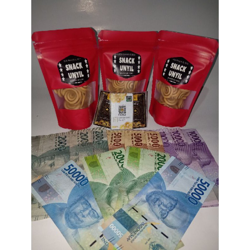 

(BARU 2021) snack berhadiah uang dan emas/snack kekinian/snack unyil 100% no zonk