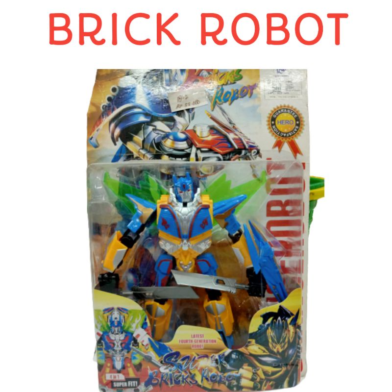 MAINAN ANAK SUPER HERO BRICK ROBOT (18-2)