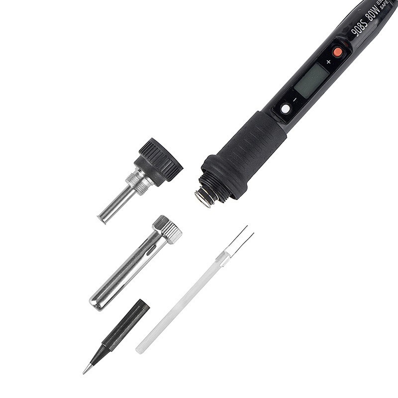 Peralatan Solder Kit LCD Electric Soldering Iron 80W 220V - 908S80 - Black