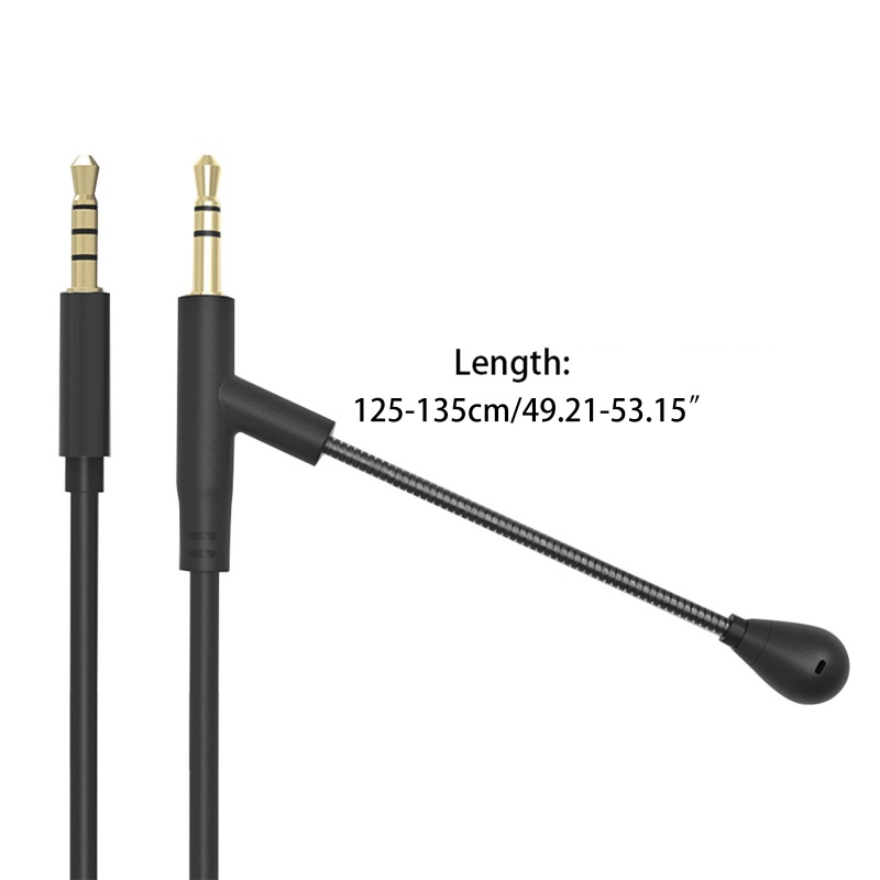 Bt For Boom Microphone Cable Studio Mic Untuk Headphone 3.5mm Dengan Mic Kondenser