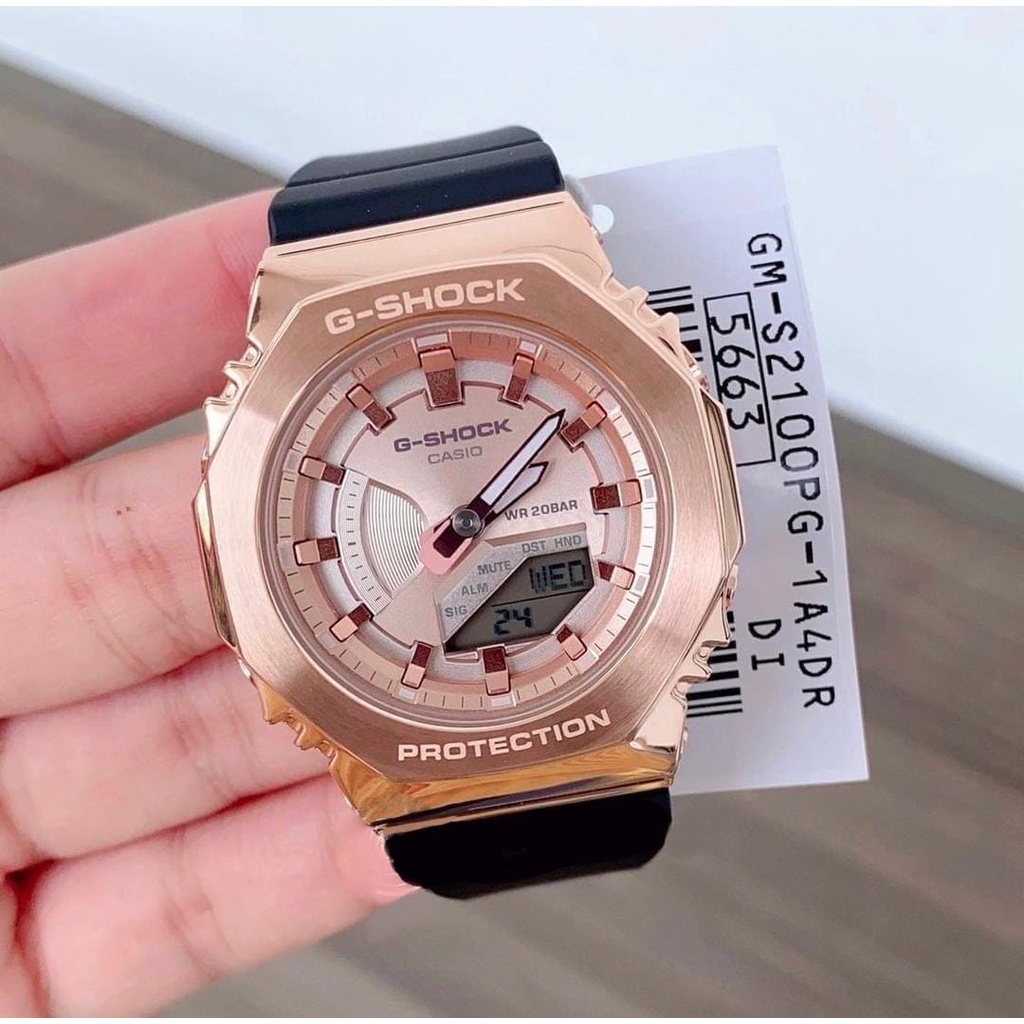 CASIO G-SHOCK GM-S2100PG-1A4 GM-S2100PG-1A4DR JAM TANGAN ORIGINAL ORI