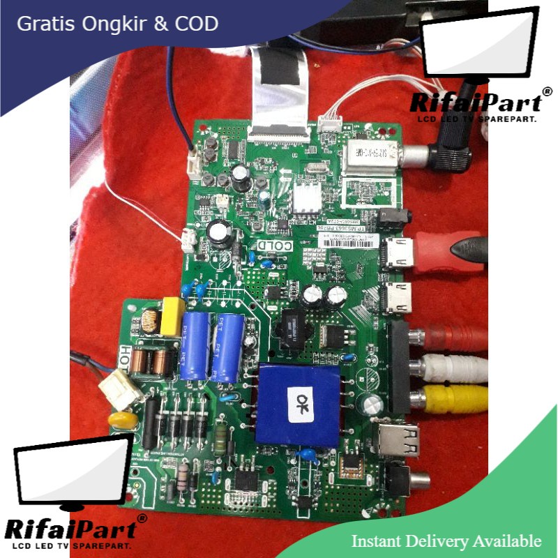 TH-43F305G MB MAINBOARD PANASONIC - MOTHERBOARD PANASONIC TH-43F305G - MESIN TV LED PANASONIC TH-43F