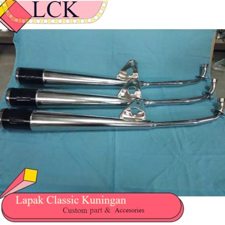 KNALPOT KLEPER SUPER PEDES MODEL GL UNTUK SEMUA MOTOR BEBEK