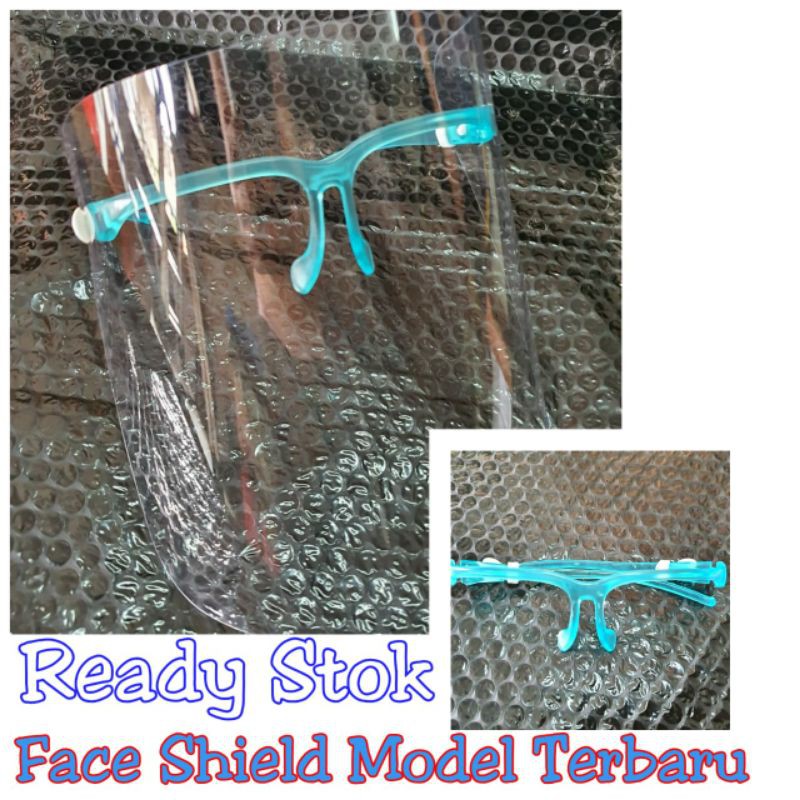 FaceShield Kacamata Pink Biru Face Shield Artis Grosir Safety Helmet Feshied Murah Harga Lusinan