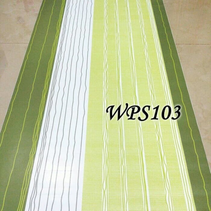 WPS103 Wallpaper  stiker HIJAU  ACAK CLASSIC Walpaper 