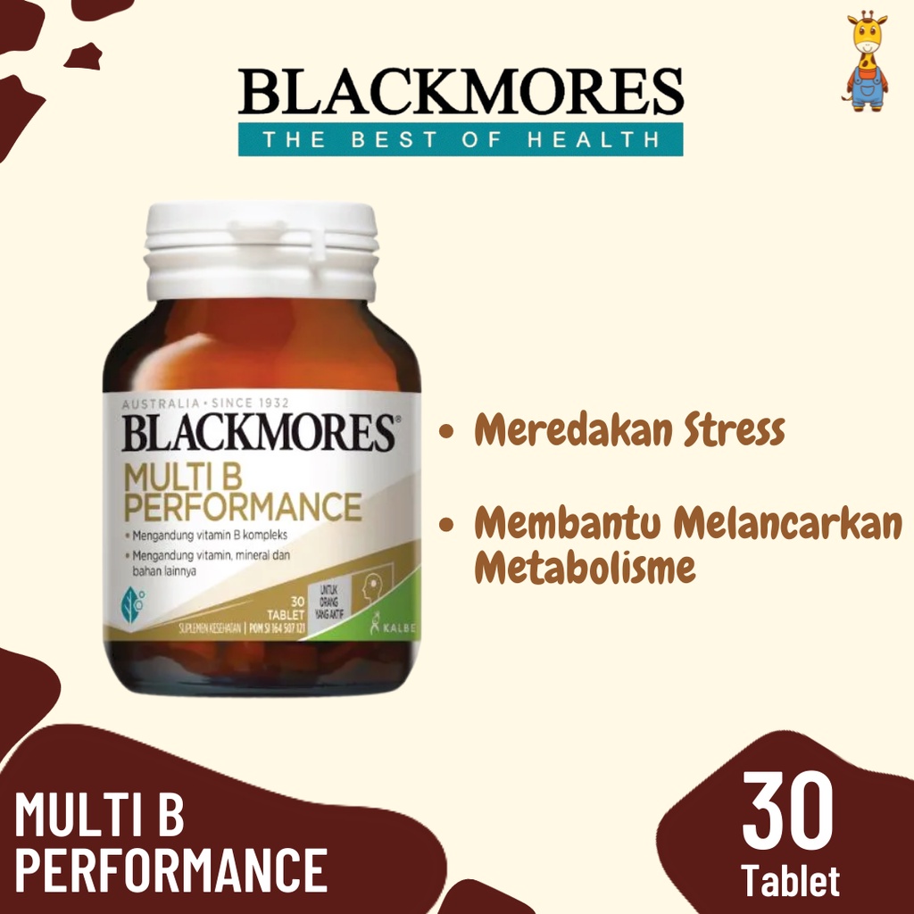 Blackmores Multi B Performance 30 Tablet / 62 Tablet