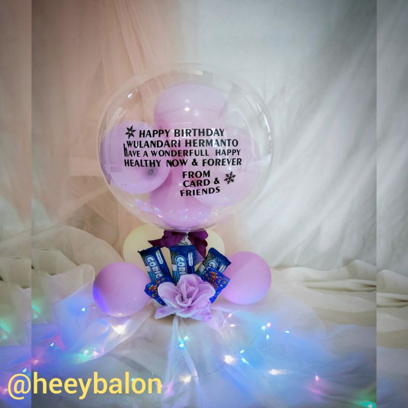 Balon Box/Balon Ultah/Balon Wisuda/Balon Graduation/Buket Wisuda/Balon Snack/Buket Snack/Buket Bunga
