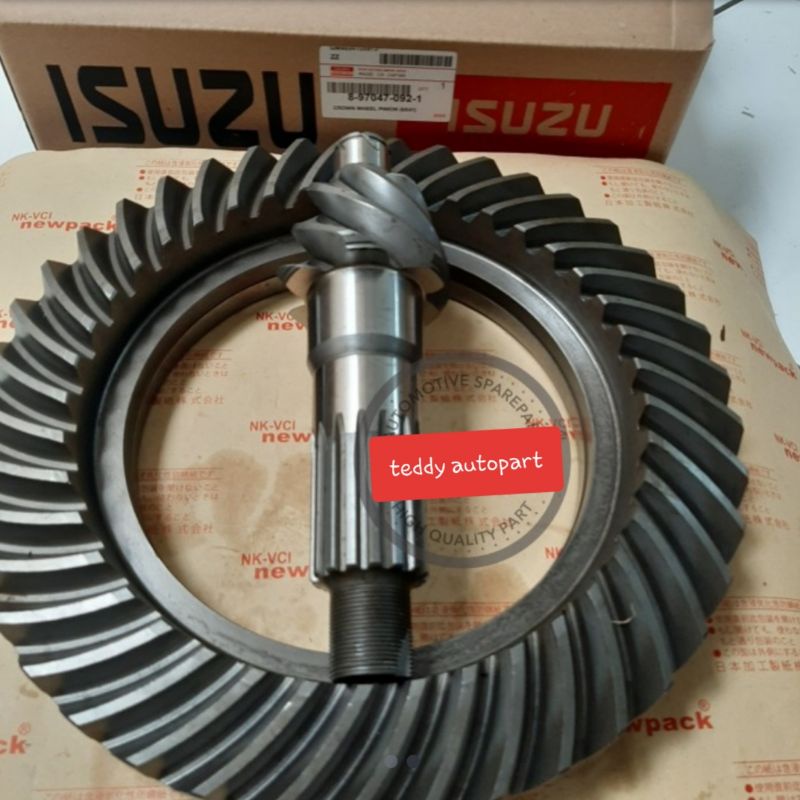 GEAR SET GEARSET GIGI GARDAN ISUZU NKR71 6X41 CROWN WHEEL NKR 71 6X41