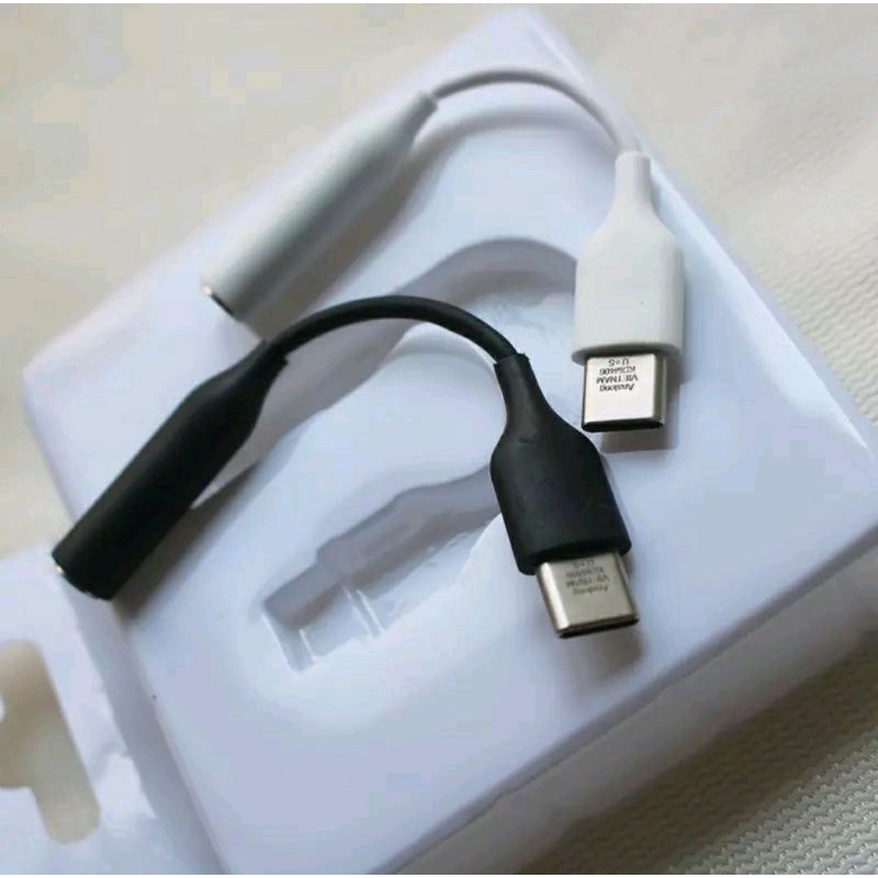 Konektor Headset Samsung Type C to 3.5mm Jack Audio Converter Note 10 Plus S20 Ultra Note 20 Ultra