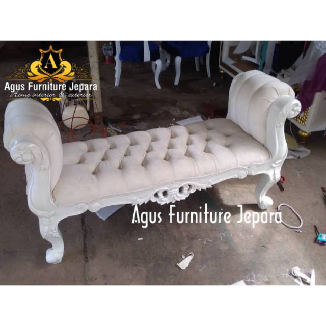 SOFA STOOL SYAHRINI DUCO (kursi sofa stool cantik murah)