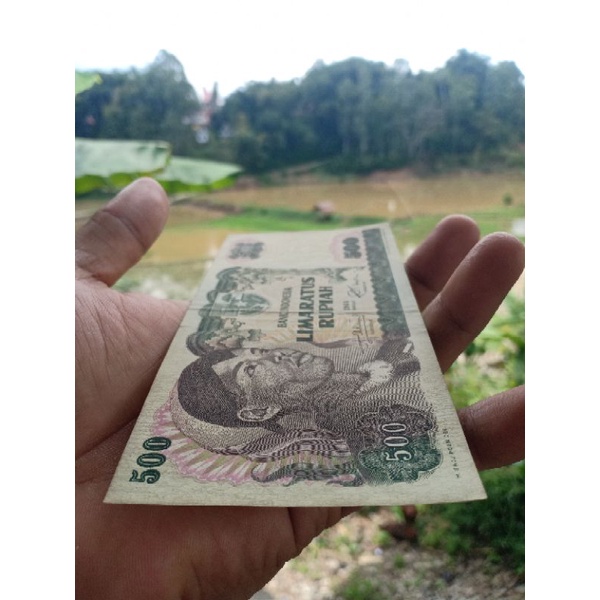 Uang kuno seri Sudirman 500 rupiah. XF +.