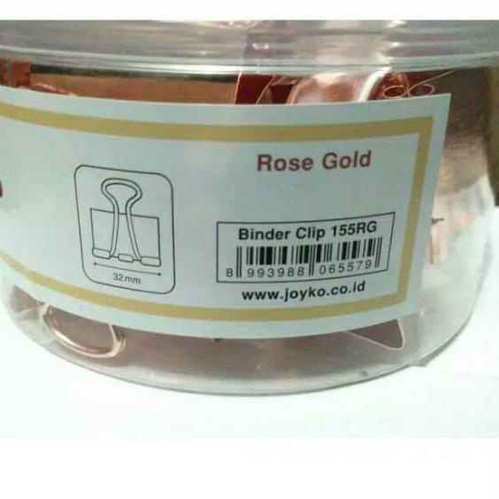 

Best - Binder Clip 155RG Rose Gold - 24pcs