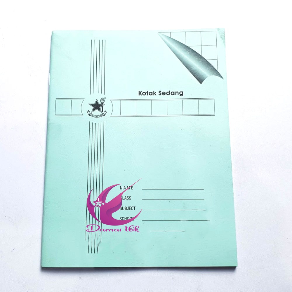 

Buku Kotak Sedang isi 38 Lembar Bintang Obor