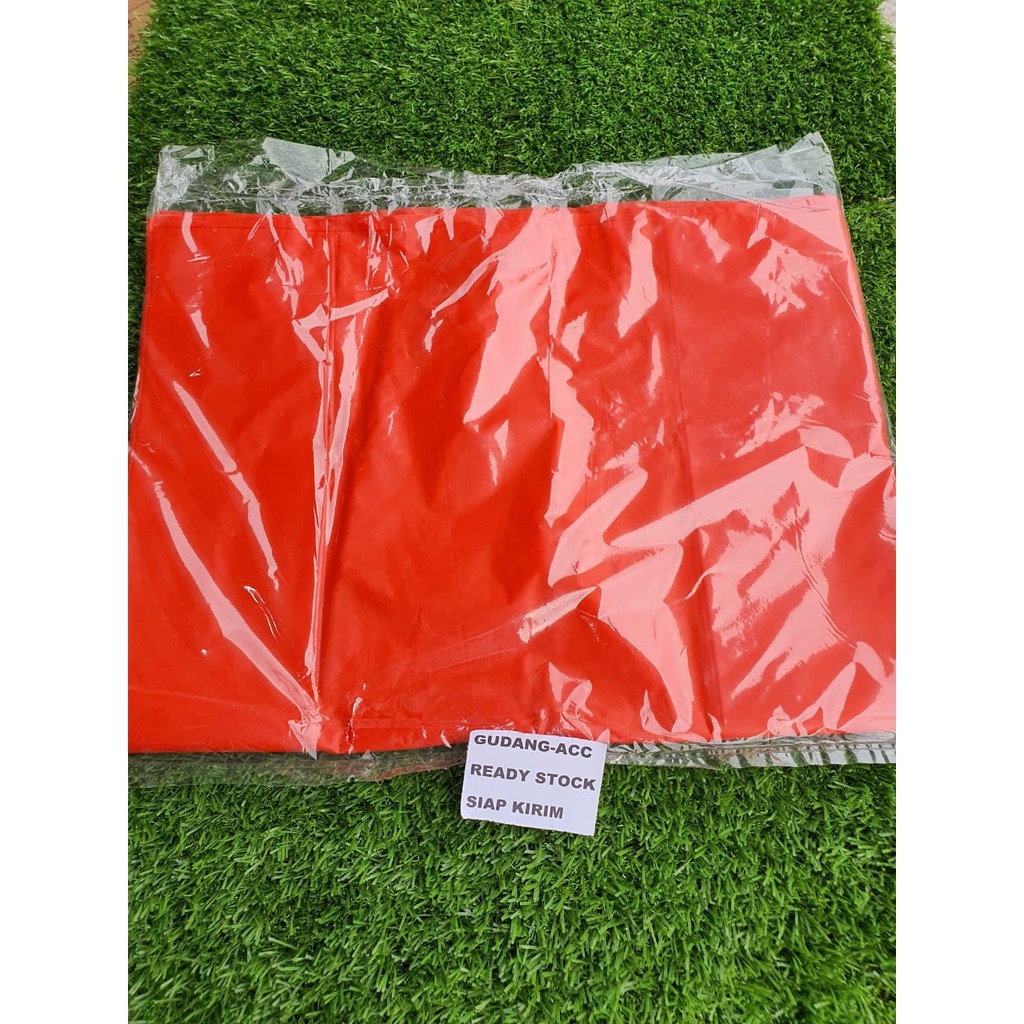 KANTONG Kresek Bahan Plastik Merek LOZO Loco Tebal Merah Ukuran 17 24 28 35 40 CM Merah