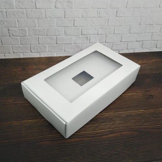 Box dasi kupu kupu karton duplex tebal