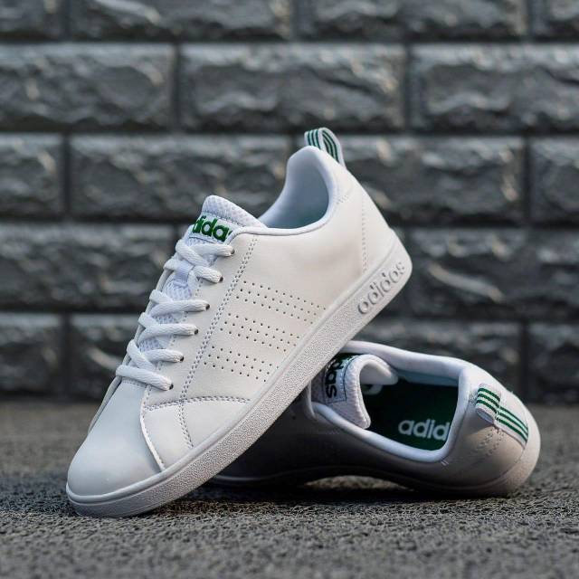 ADIDAS NEO ADVANTAGE WHITE LIST GREEN