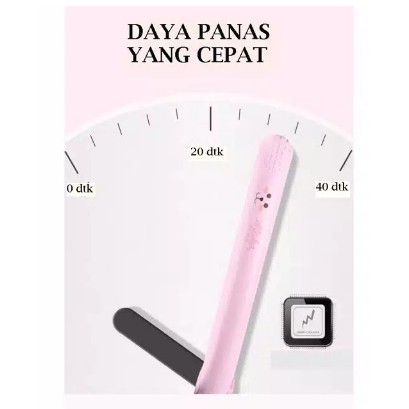 ORIGINAL CATOKAN MINI MAKE TIME KARAKTER PELURUS RAMBUT PORTABLE SERBAGUNA FREE KOTAK PENYIMPANAN