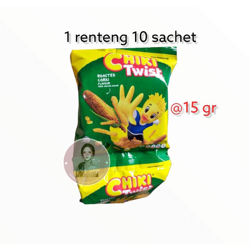 CHIKI TWIST RASA JAGUNG BAKAR 15 GR RENTENG