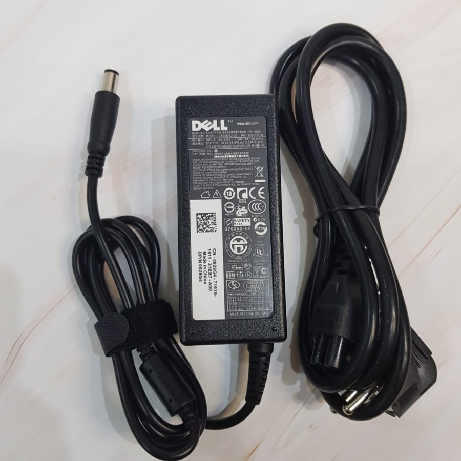 Adaptor Charger Original Dell 14R N4010 N4050 N4110 N5110 3450 19.5V - 3.34A DC 7.4 X 5.0mm