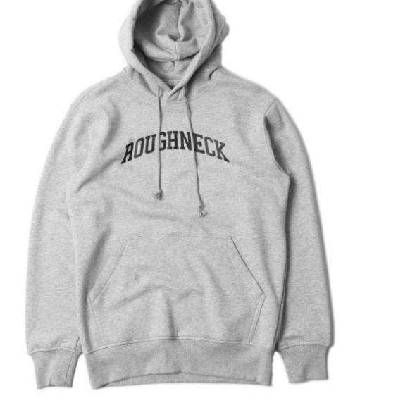 ((TERLARIS)) Roughneck H065 Misty Grey College Hoodie