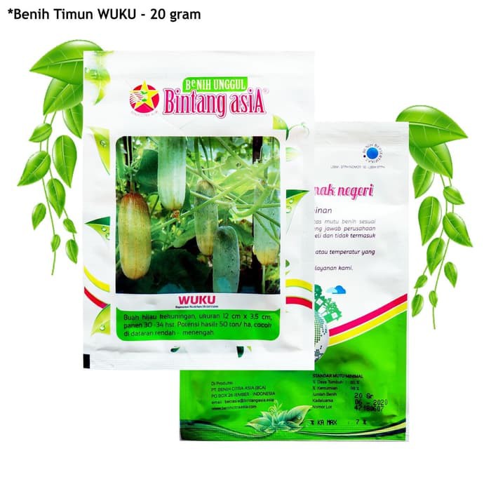 Benih Timun WUKU 20gram