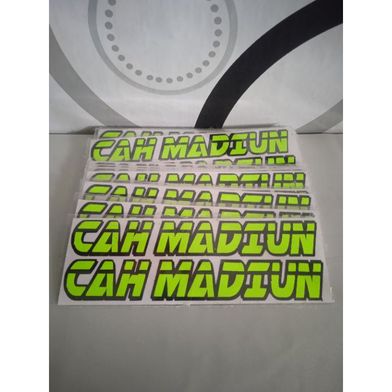 stiker cah Madiun