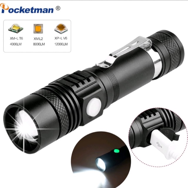 Pocketman Senter LED USB