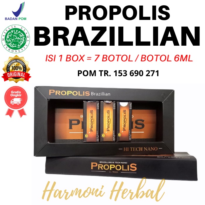 Propolis Hi Tech Nano Brazilian Harmoni Asli Original