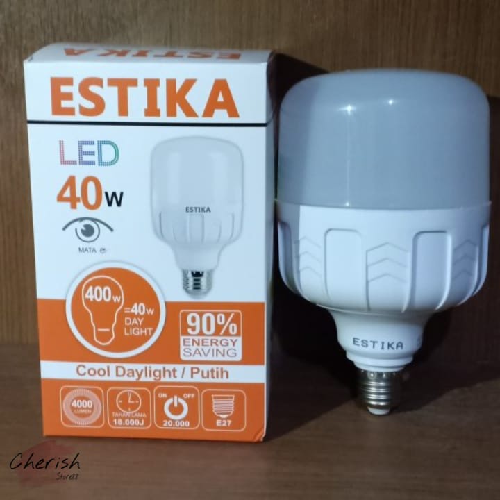 Lampu LED Estika Cool Daylight Lampu ORX BULB LED Warna Putih