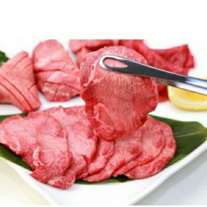 

Lidah Sapi Slice AUS | Beef Tongue Sliced | Gyutan 500 Gram