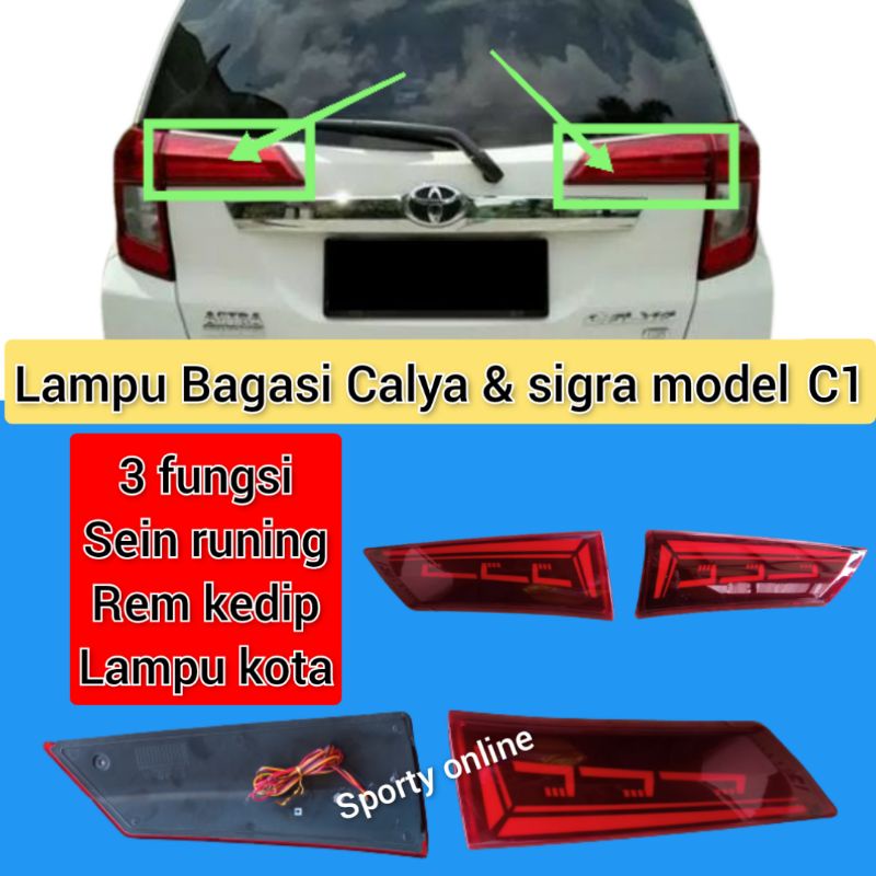 reflektor bagasi lampu calya dan sigra model C1