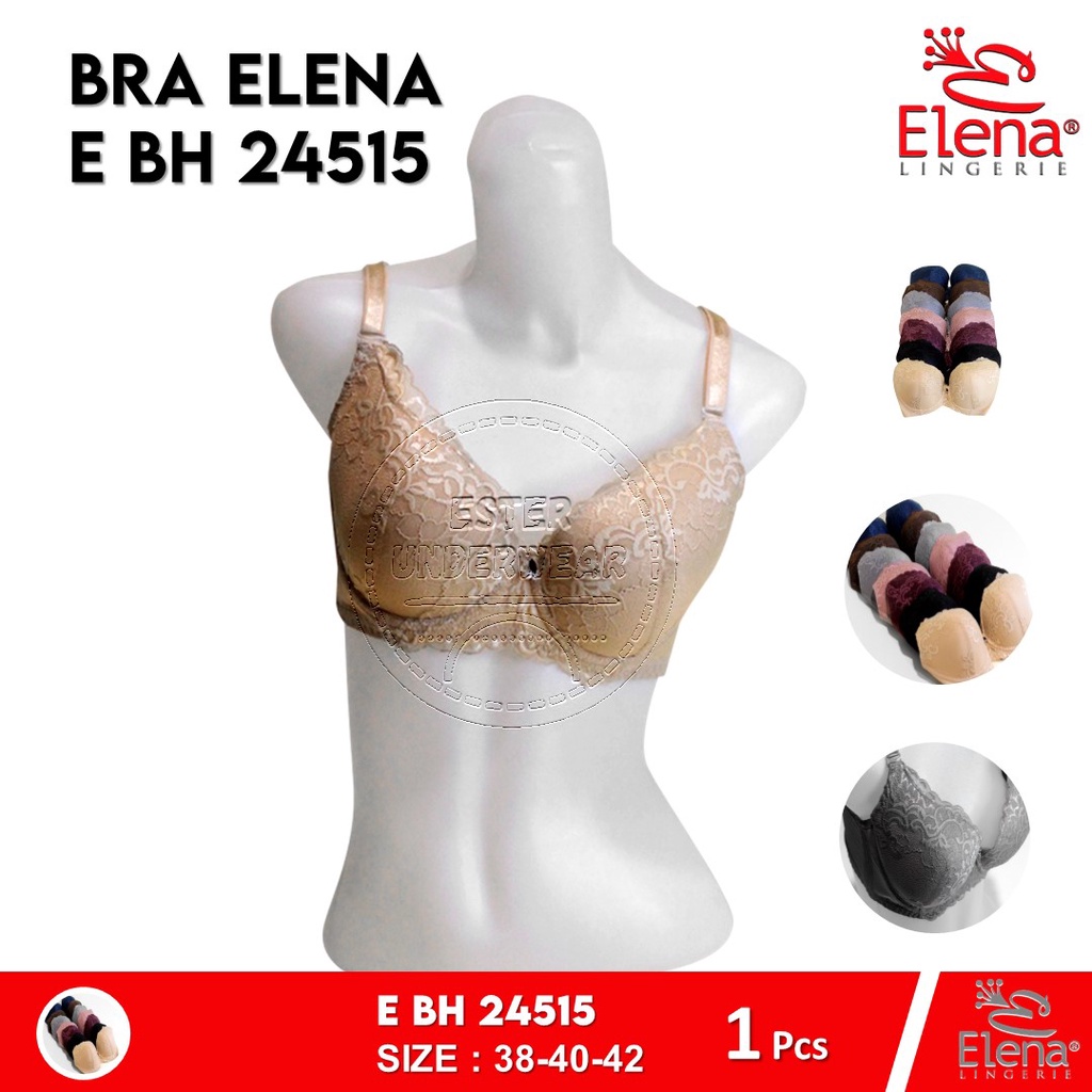 ELENA E 24515C Bra Wanita Kait 3 Isi 1Pc