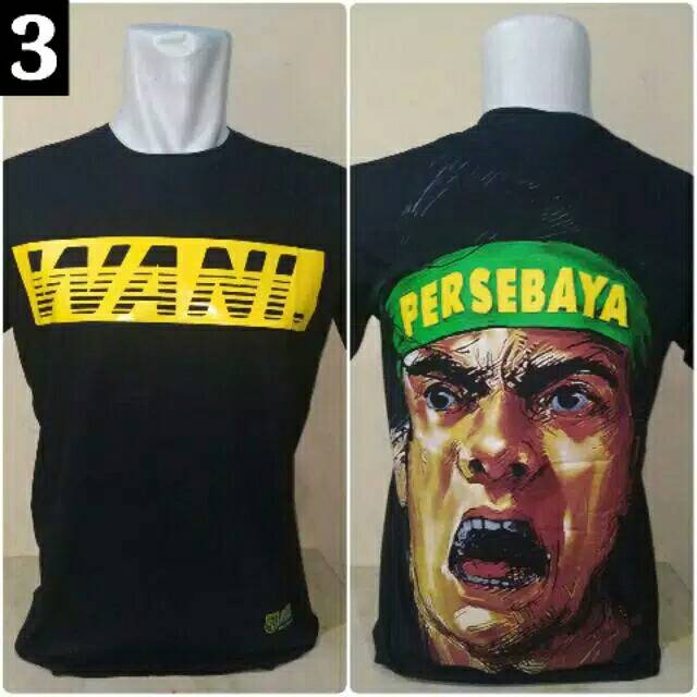 Kaos t-shirt persebaya WANI 
