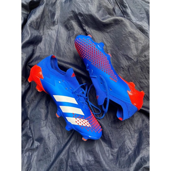 Sepatu Bola Adidas Predator 20.1 Blue White Red FG