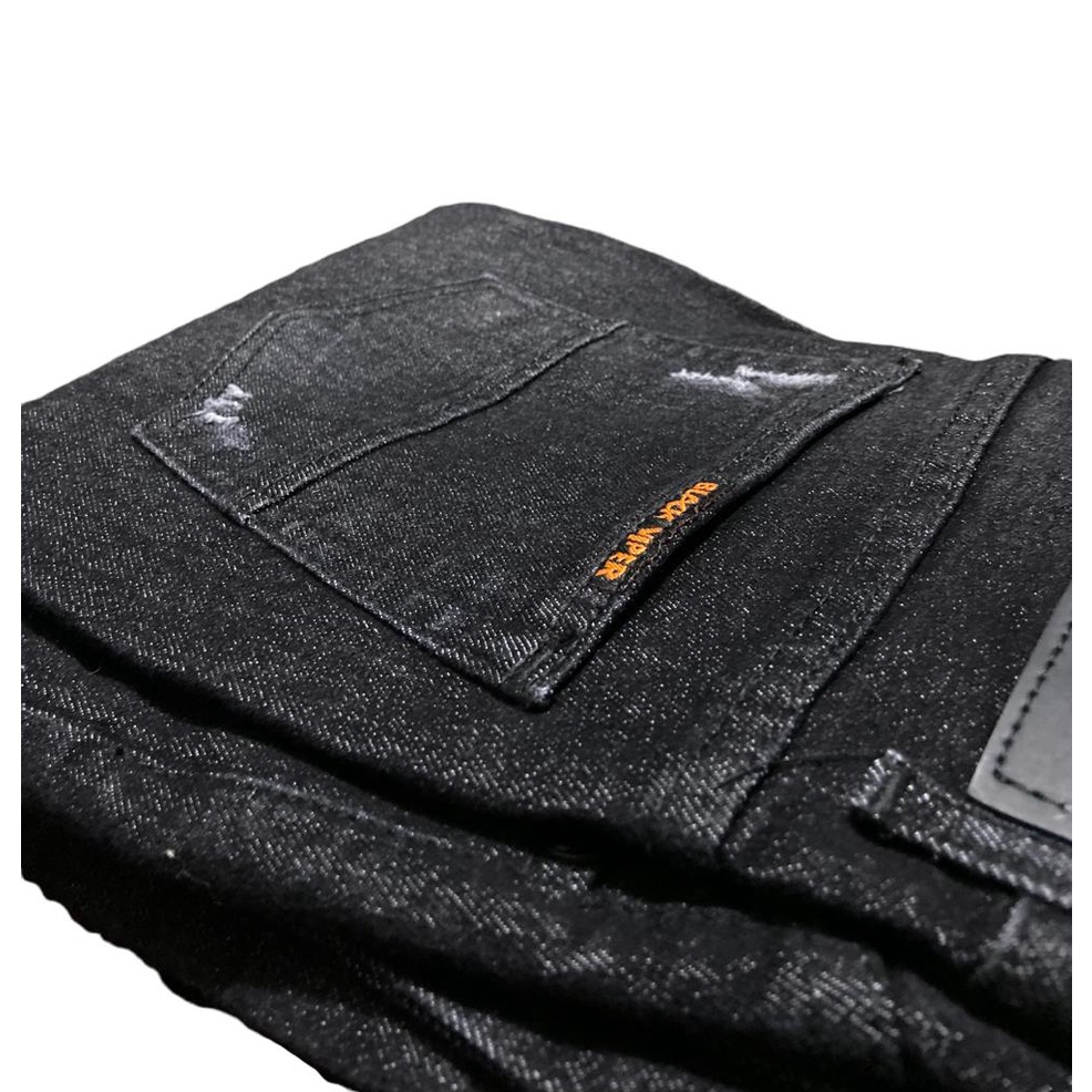 celana jeans panjang sobek pria black viper distro BV import slimfit termurah korean style terbaru COD jz_collection02