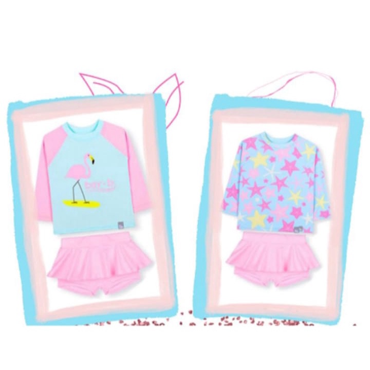 Baju Renang PINKY STAR-FLAMINGO / Pakaian Renang Anak Perempuan