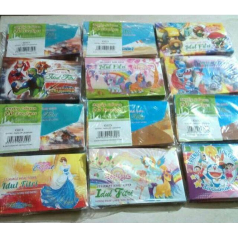 

AMPLOP MOTIF GAMBAR KARTUN ISI 100 PCS