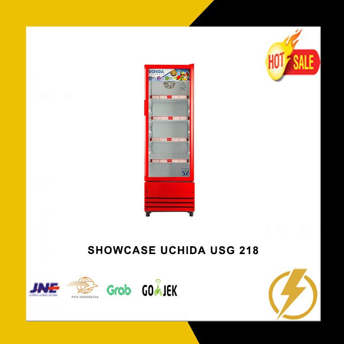 PENDINGIN / SHOWCASE UCHIDA USG 218 (FREE ONGKIR SBY)