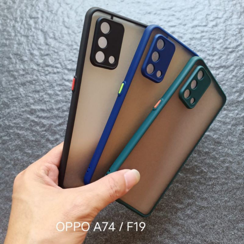 Case Oppo A74 4G . F19 . Oppo A95 4G ( 3 model ) soft softcase softshell silikon cover casing kesing housing