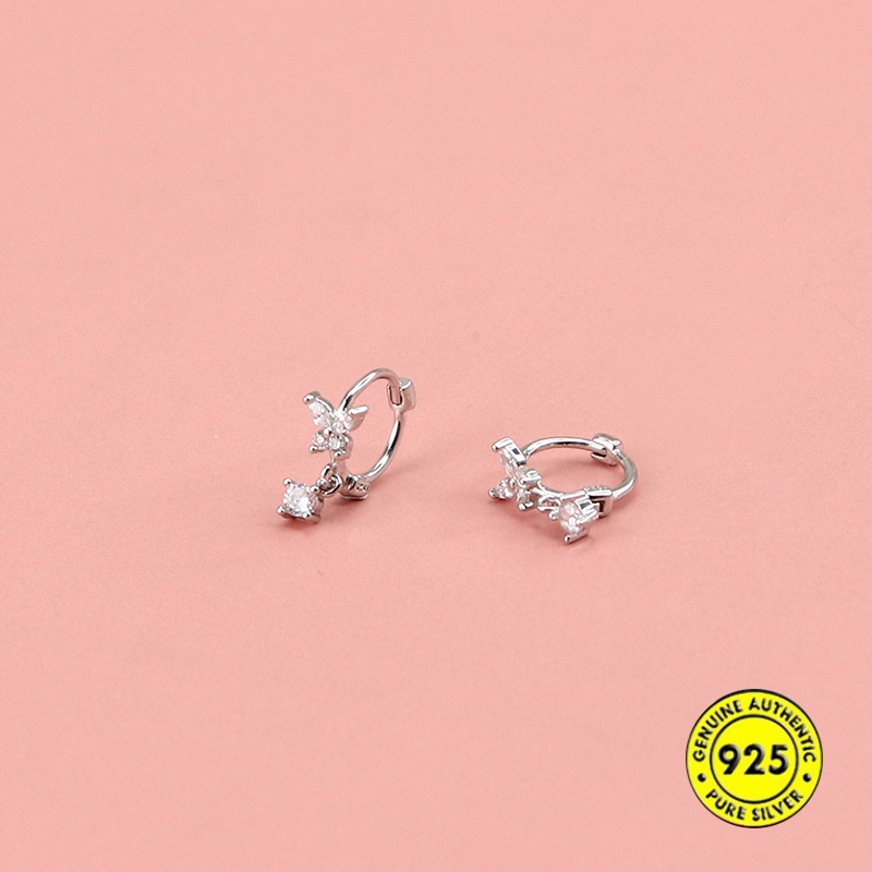 Anting Tusuk Sterling Silver 925 Untuk Wanita